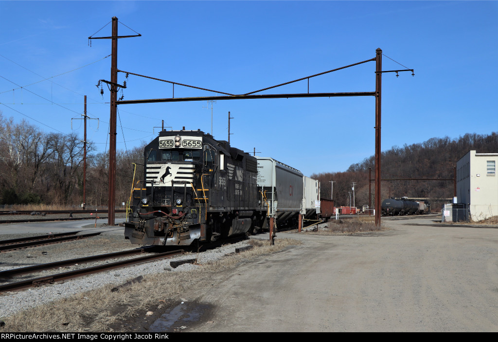 Working in Columbia Yard